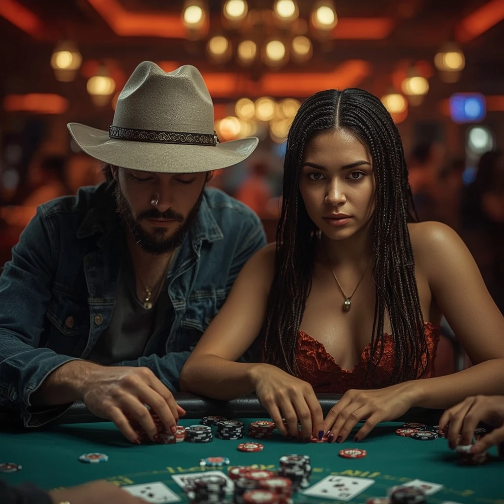 photo de deux joueurs de poker EvoBet Casino